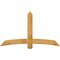 Ekena Millwork Bellingham Rough Sawn Timber Gable Bracket, Western Red Cedar, 72"W x 42"H x 2"D x 6"F, 14/12 Pitch GBW072X42X0206BEL00RWR - alternate 1
